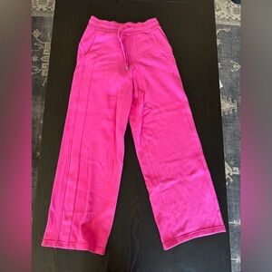 Lululemon wide-leg scuba pants
